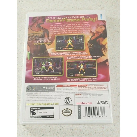 Zumba Fitness Game Nintendo Wii New Sealed - Picture 6 of 9
